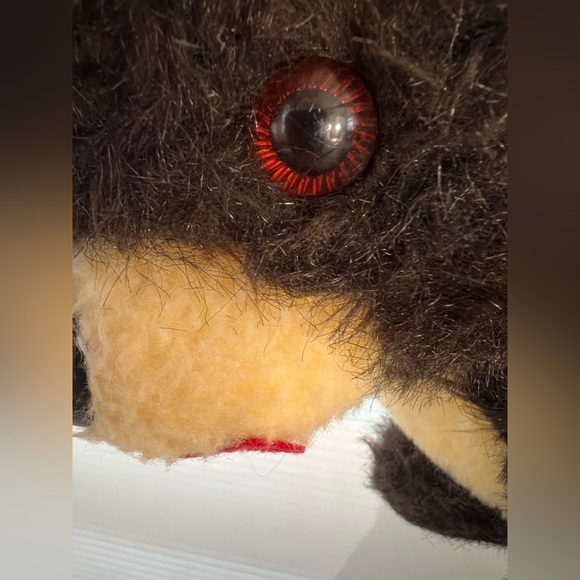 🧸Rare Knickerbocker Brown Teddy Bear on All Four Legs Red Tongue Vintage Plush - Picture 7 of 17